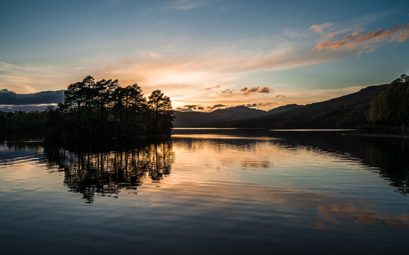 sunset Loch Katrine