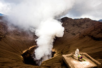Indonesia, Java - Mt Bromo and a traditional offering