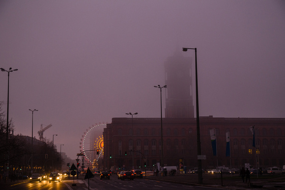 foggy evening