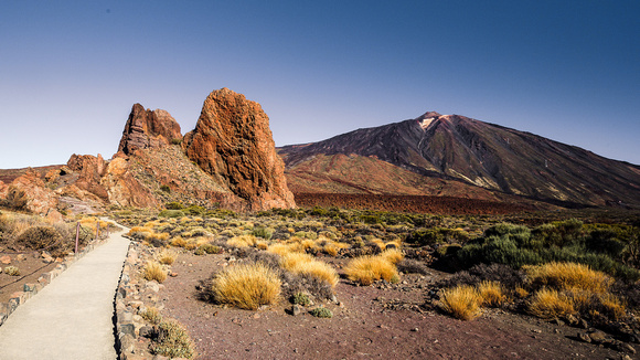 Teide and rock formations 3